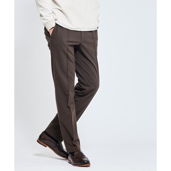 スラックス 「ON/OFF兼用」パウダータッチ ピンタック イージースラックス / 360°ストレッ...