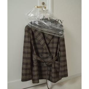 ジャケット テーラードジャケット belted check jacket / ベルテッドチェックジャケット レディース