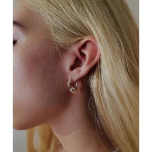 BONEE（ボーニー） ピアス TWIN C HOOPS メンズ : ZOZOTOWN Yahoo!店