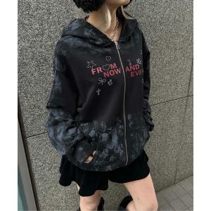 LUVISTRUE パーカー FS LETTER HOOD ZIPUP レディース : ZOZOTOWN