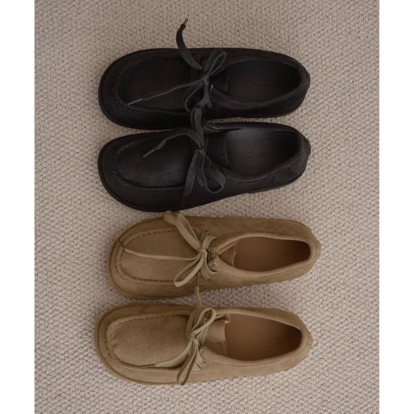 デッキシューズ モカシン stitch moccasin flat shoes / ステッチモカシン...
