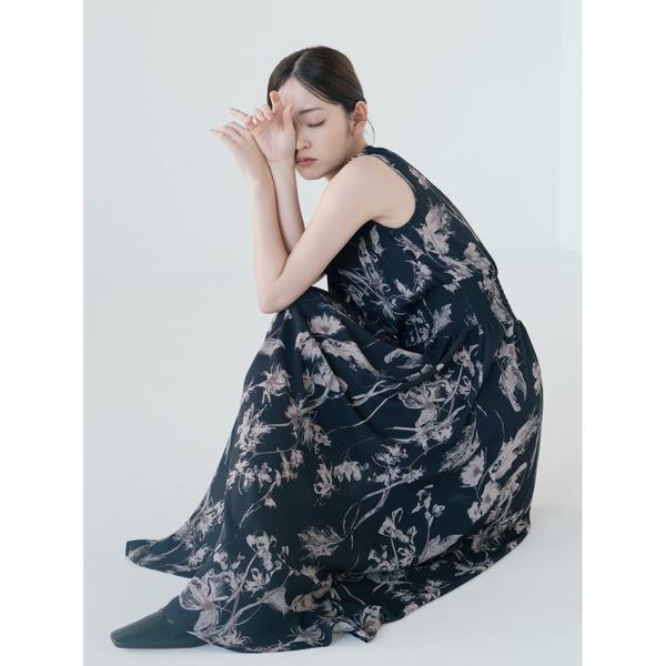 「FRAY I.D」 ノースリーブワンピース 1 ダークネイビー レディース