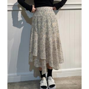 「LA POMME mint」 ロングスカート MEDIUM アイボリー レディース