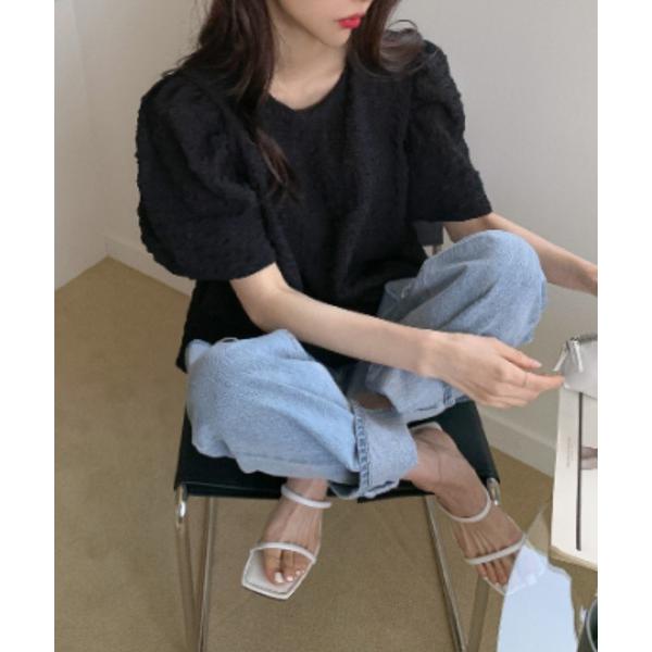 「by muni:r」 半袖ブラウス FREE ブラック レディース