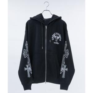 パーカー 「31」エンジェルプリント フルジップパーカー メンズ レディース