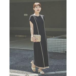 「COTORICA」 半袖ワンピース FREE ブラック レディース