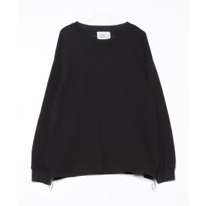 「anown」 スウェットカットソー S ブラック メンズ