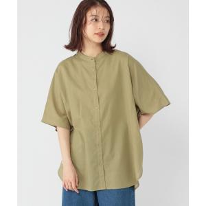「studio CLIP」 半袖ブラウス FREE カーキ レディース