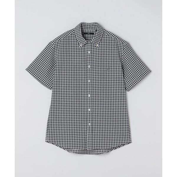 「SHIPS」 半袖シャツ MEDIUM ブラック メンズ