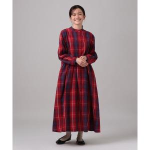 ワンピース タータンチェック柄切替ワンピース/Afternoon Tea Original Tartans