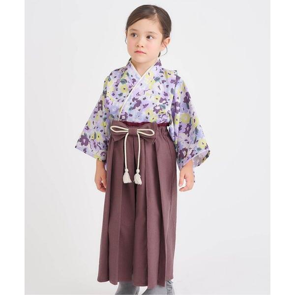 着物 「ジュニア対応」おめかし袴セット キッズ 子供 男の子 女の子