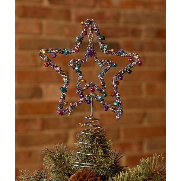 インテリア 「2025Xmas」ダブルスターツリートップ