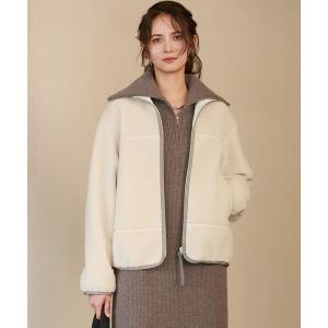 ブルゾン アウター 「SLOW/一部店舗限定」エコファー ブルゾン レディース