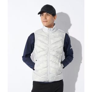 ダウンベスト ベスト 「FILAGOLF/フィラゴルフ」ハイブリッドダウンベスト｜天然ダウン＋ファイバーダウン｜洗濯可能 ゴルフ メンズ レディース