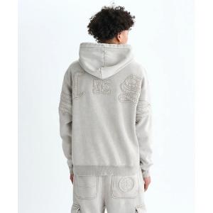 トレーナー スウェット 25 HIDDEN ZH /DCセットアップ対応ロゴバックアップリケジップアップパーカー・フーディー メンズ レディース