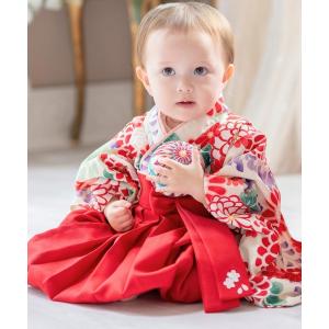 着物 ベビー袴ワンピース キッズ 子供 女の子