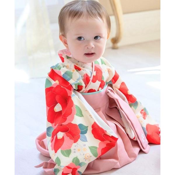 着物 ベビー袴ワンピース キッズ 子供 女の子