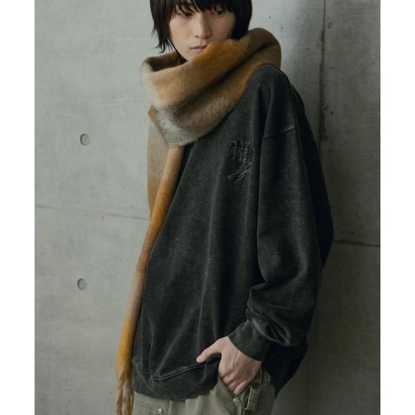 マフラー モヘアライクマフラー メンズ