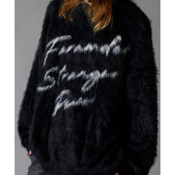 セーター ニット Thick Jacquard Knit / 肉厚 ジャガード織り ジャギーニット ...