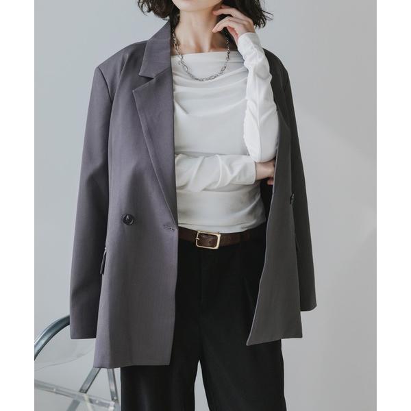ジャケット テーラードジャケット Mode Shoulder Pad  Tailored Jacke...