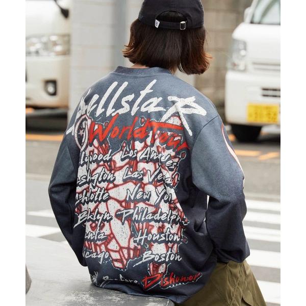 トレーナー スウェット All-over print Crewneck jersey shirt /...