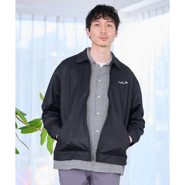 ブルゾン アウター カルゼスエード ジップブルゾン メンズ