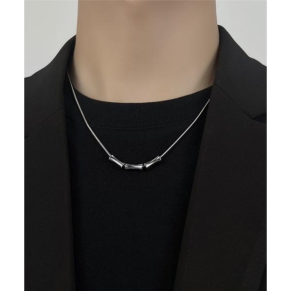 ネックレス 「デザイントップシルバーネックレス/メンズ(T3)」 メンズ