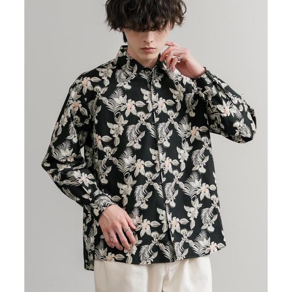 シャツ Upscape Audience 日本製/国産プリントブロードワンウォッシュレギュラーカラー...