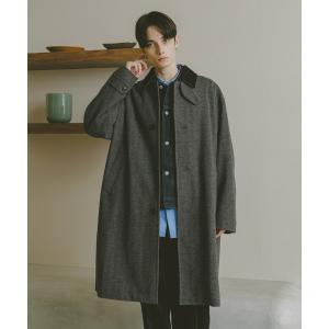 ステンカラーコート コート 「WOOLLYTEC/ウーリーテック」ステンカラーコート メンズ