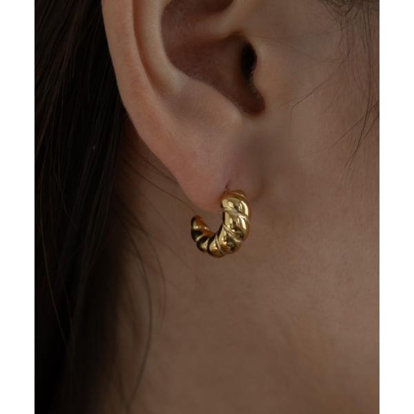 ピアス 金属アレルギー対応　ぷっくりラウンドピアス レディース メンズ