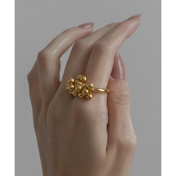 指輪 リング 金属アレルギー対応　バブルデザインリング レディース