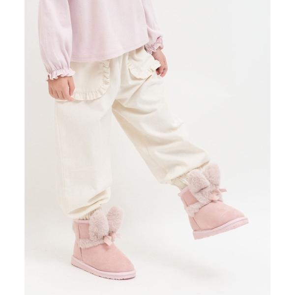 ブーツ ラビットファーブーツ キッズ 子供 女の子
