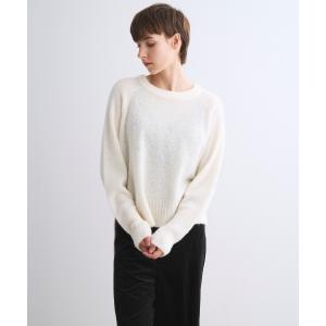 ニット セーター ミニブークレートップ レディース