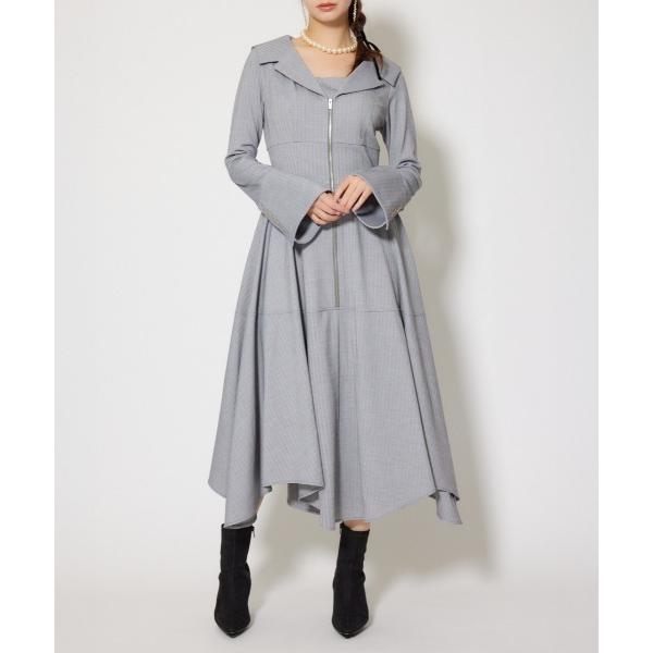 ワンピース セーラーディティールフレアワンピース 秋服 冬服