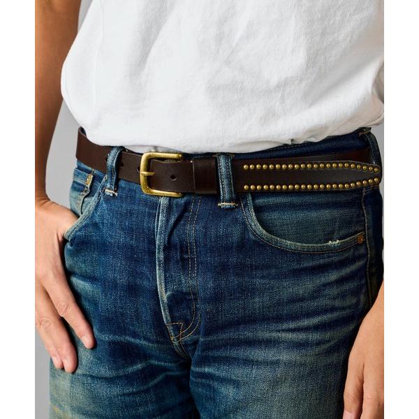 ベルト 「 Chadwick Products / チャドウィック プロダクツ 」剣先スタッズレザー...