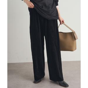 パンツ ストレッチコールテン イージーパンツ レディース