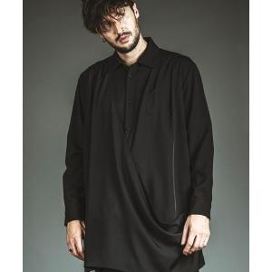 2025 冬 先行予約 12月上旬入荷予定 NO ID. BLACK ノーアイディー レイヤードタートルネックBIG-PO カットソー 送料無料 atftps NO ID.（ノーアイディー） 2025 冬 先行予約 12月上旬入荷予定