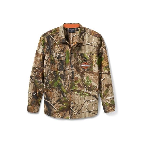 シャツ H-D(R)×Realtree(R)APGロングスリーブ　シャツ メンズ