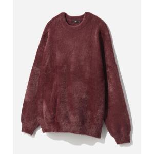 セーター ニット SOFTシャギーニットプルオーバー(HARE) メンズ レディース