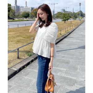 「HALUHIROINE」 半袖ブラウス FREE オフホワイト レディース