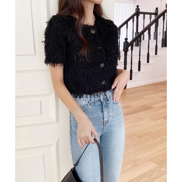 「by muni:r」 カーディガン FREE ブラック レディース