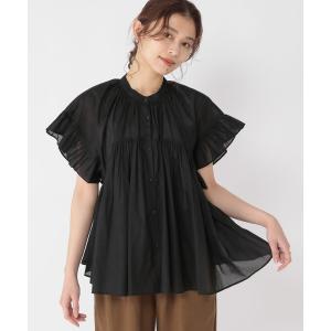 「studio CLIP」 半袖ブラウス FREE ブラック レディース