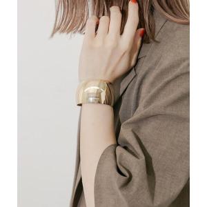 ブレスレット シンプルメタルワイドバングル レディースの高価買取価格