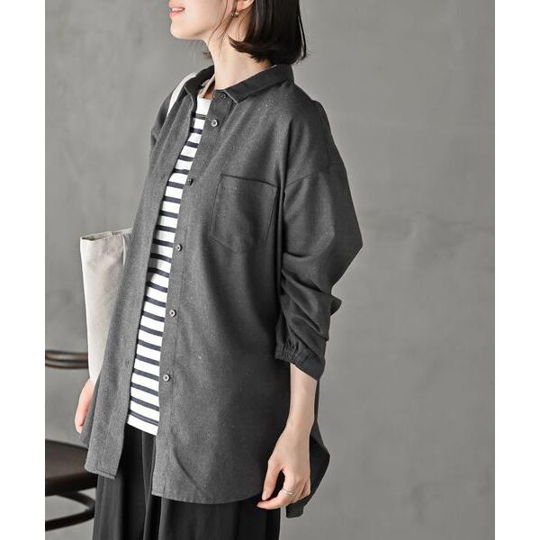 ブラウス シャツ 起毛シャツ レディース