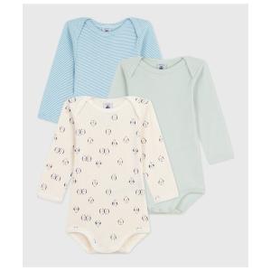 ベビー服 ロンパース 長袖ボディ３枚組の買取情報