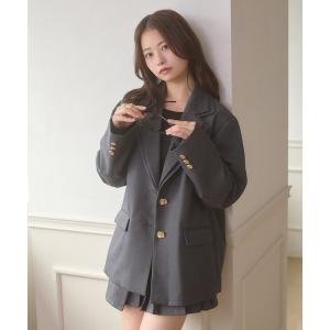 ジャケット テーラードジャケット W lapel tailored jacket / Wラペルテーラードジャケット レディース