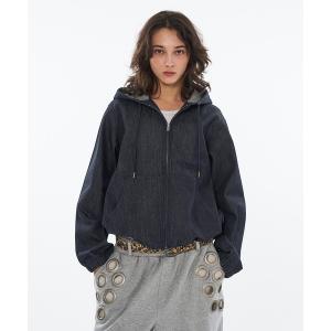 AFB（エーエフビー） ブルゾン アウター HOODED STUDDED BOMBER メンズ