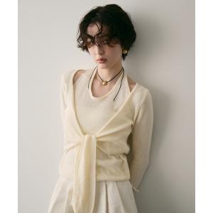 anuke（アンヌーク） ニット セーター Shirring Short Knit レディース