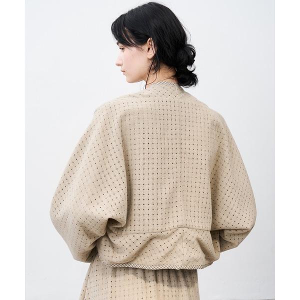 ブルゾン アウター 「tageechita」 レイヤードルック カットアウトジャケット レディース