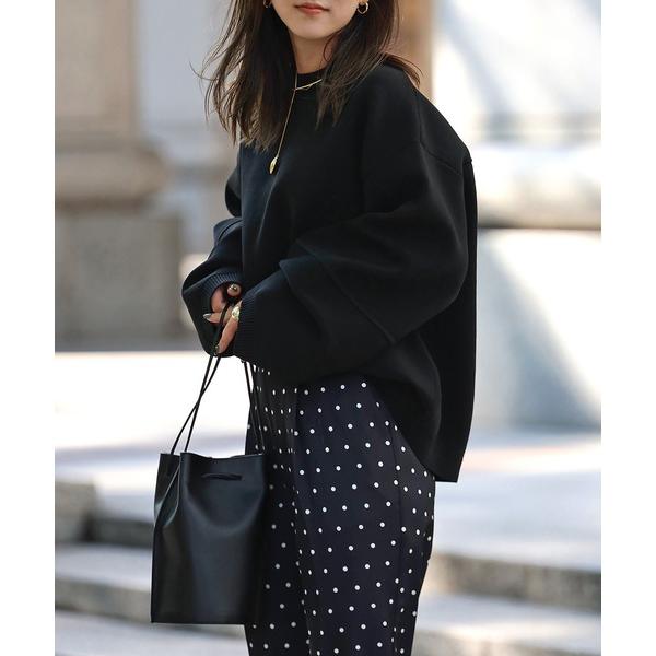 「Bonjour Sagan」 長袖ニット FREE ブラック レディース